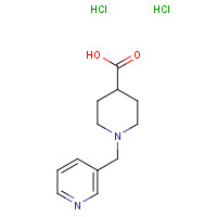946409-40-1 1-(pyridin-3-ylmethyl)piperidine-4-carboxylic acid;dihydrochloride chemical structure