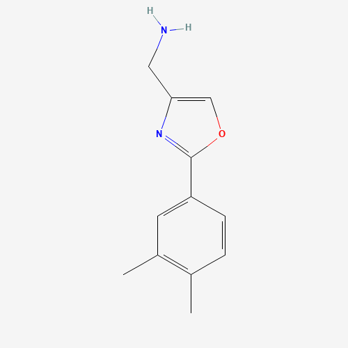 885273-38-1 [2-(3,4-dimethylphenyl)-1,3-oxazol-4-yl]methanamine chemical structure