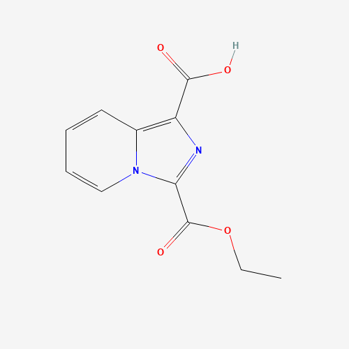 1039357-08-8 3-ethoxycarbonylimidazo[1,5-a]pyridine-1-carboxylic acid chemical structure