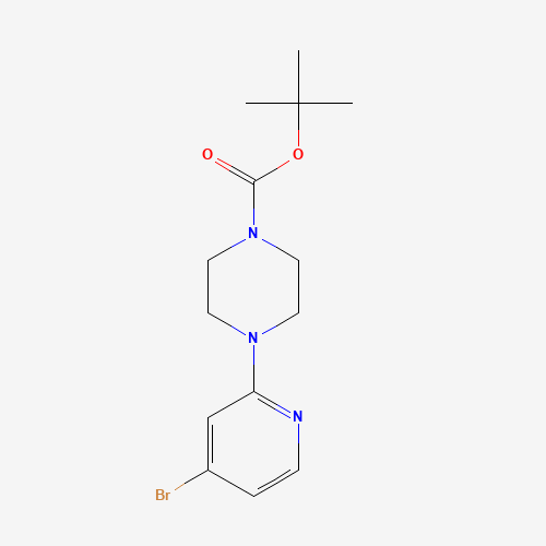 1197294-80-6 tert-butyl 4-(4-bromopyridin-2-yl)piperazine-1-carboxylate chemical structure