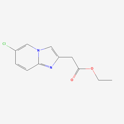 59128-02-8 ethyl 2-(6-chloroimidazo[1,2-a]pyridin-2-yl)acetate chemical structure