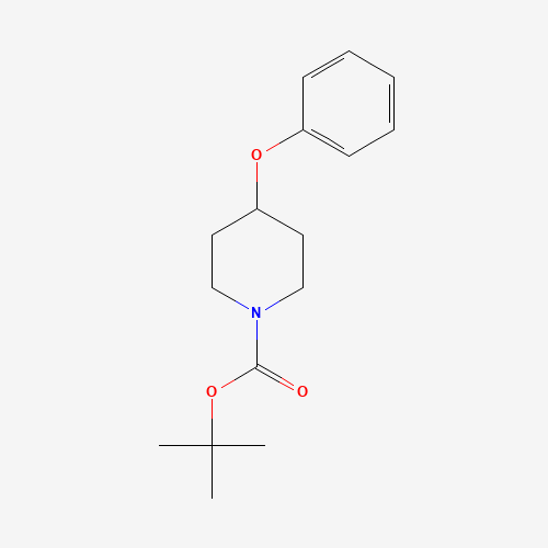155989-69-8 tert-butyl 4-phenoxypiperidine-1-carboxylate chemical structure