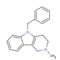 524-81-2 5-benzyl-2-methyl-3,4-dihydro-1H-pyrido[4,3-b]indole chemical structure