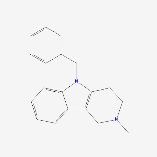 524-81-2 5-benzyl-2-methyl-3,4-dihydro-1H-pyrido[4,3-b]indole chemical structure