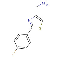 885280-17-1 [2-(4-fluorophenyl)-1,3-thiazol-4-yl]methanamine chemical structure