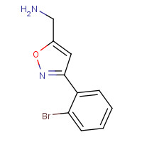 543713-38-8 [3-(2-bromophenyl)-1,2-oxazol-5-yl]methanamine chemical structure
