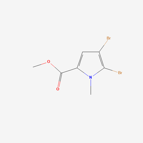 1198-71-6 methyl 4,5-dibromo-1-methylpyrrole-2-carboxylate chemical structure