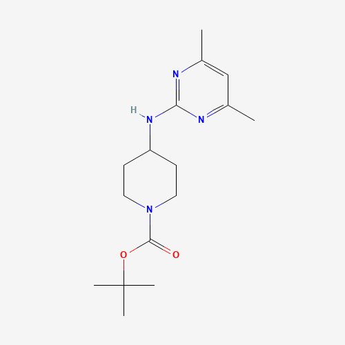 951004-13-0 tert-butyl 4-[(4,6-dimethylpyrimidin-2-yl)amino]piperidine-1-carboxylate chemical structure