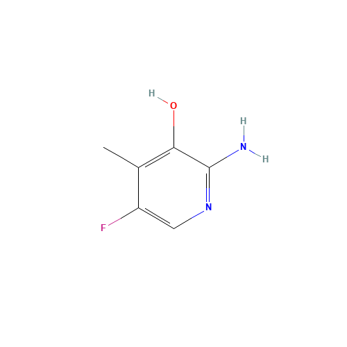 1003710-99-3 2-amino-5-fluoro-4-methylpyridin-3-ol chemical structure