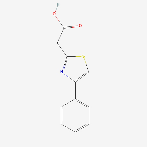 38107-10-7 2-(4-phenyl-1,3-thiazol-2-yl)acetic acid chemical structure