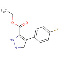 127919-73-7 ethyl 4-(4-fluorophenyl)-1H-pyrazole-5-carboxylate chemical structure