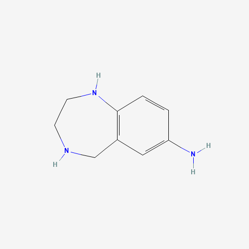 886366-79-6 2,3,4,5-tetrahydro-1H-1,4-benzodiazepin-7-amine chemical structure
