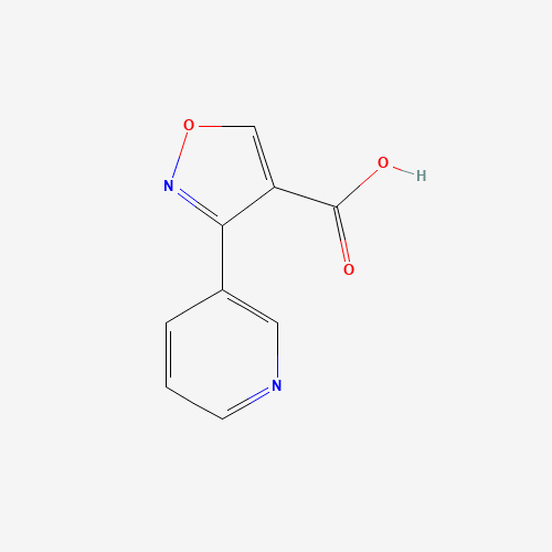 1083246-20-1 3-pyridin-3-yl-1,2-oxazole-4-carboxylic acid chemical structure