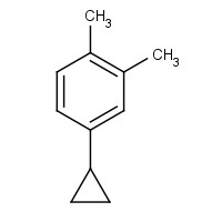 91130-39-1 4-cyclopropyl-1,2-dimethylbenzene chemical structure
