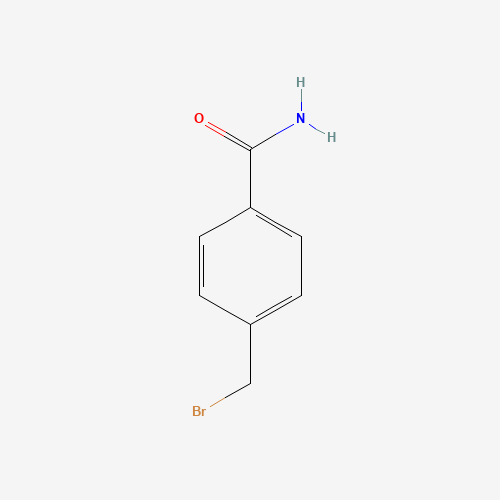 58914-40-2 4-(bromomethyl)benzamide chemical structure