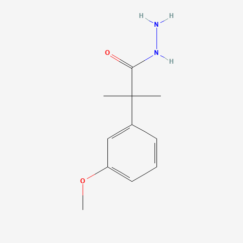 1225381-64-5 2-(3-methoxyphenyl)-2-methylpropanehydrazide chemical structure