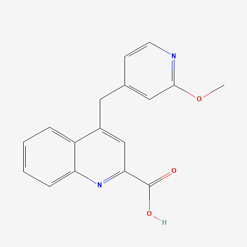 1314143-29-7 4-[(2-methoxypyridin-4-yl)methyl]quinoline-2-carboxylic acid chemical structure