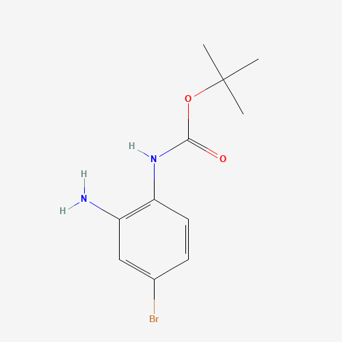 954239-15-7 tert-butyl N-(2-amino-4-bromophenyl)carbamate chemical structure