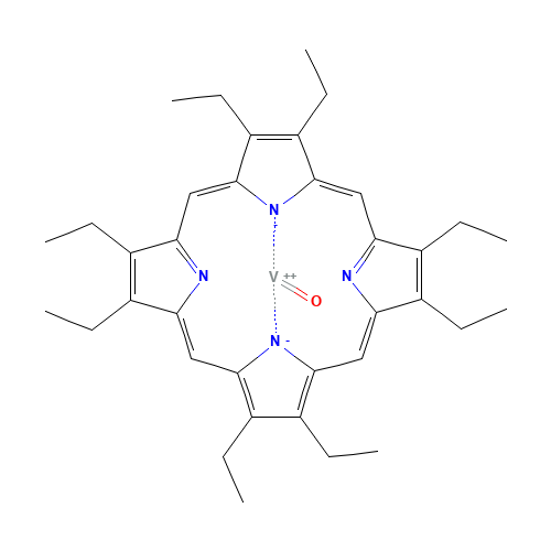 27860-55-5 2,12,13,15,17,18,20,23-octaethyl-23-oxido-21H-porphyrin-23-ium;vanadium chemical structure