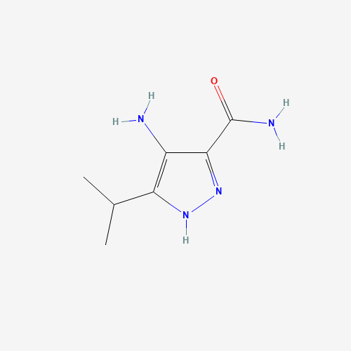 521300-03-8 4-amino-5-propan-2-yl-1H-pyrazole-3-carboxamide chemical structure