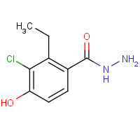 947156-25-4 3-chloro-2-ethyl-4-hydroxybenzohydrazide chemical structure