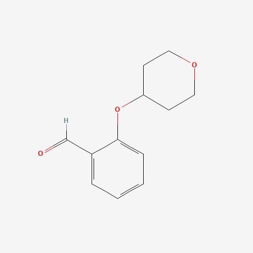 898289-31-1 2-(oxan-4-yloxy)benzaldehyde chemical structure