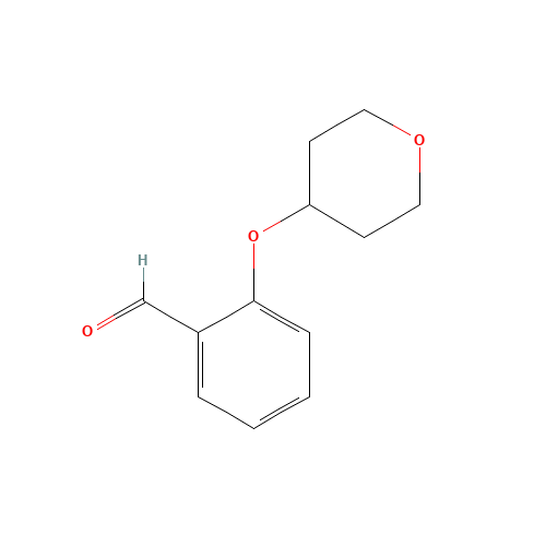 898289-31-1 2-(oxan-4-yloxy)benzaldehyde chemical structure