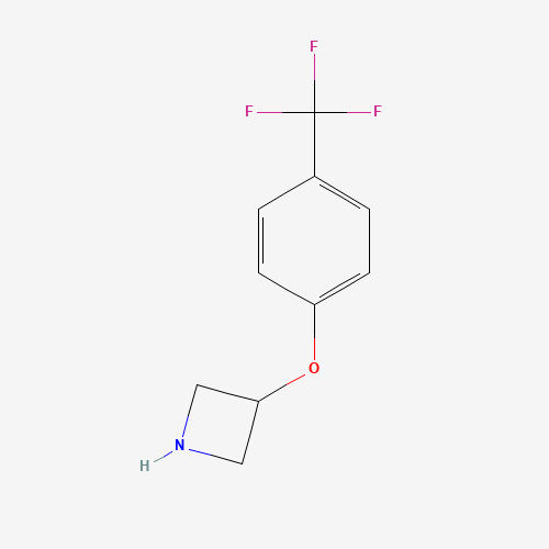 76263-21-3 3-[4-(trifluoromethyl)phenoxy]azetidine chemical structure