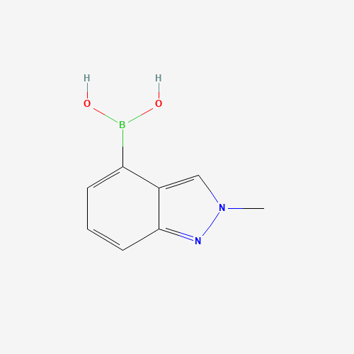 1001907-56-7 (2-methylindazol-4-yl)boronic acid chemical structure