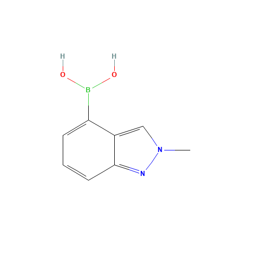 1001907-56-7 (2-methylindazol-4-yl)boronic acid chemical structure