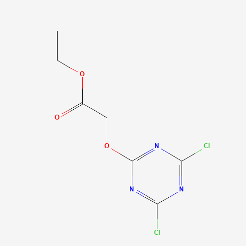 871487-67-1 ethyl 2-[(4,6-dichloro-1,3,5-triazin-2-yl)oxy]acetate chemical structure