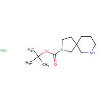 948556-06-7 tert-butyl 2,9-diazaspiro[4.5]decane-2-carboxylate;hydrochloride chemical structure