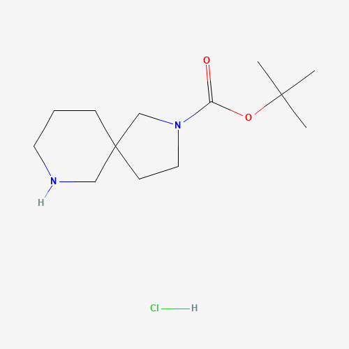 948556-06-7 tert-butyl 2,9-diazaspiro[4.5]decane-2-carboxylate;hydrochloride chemical structure