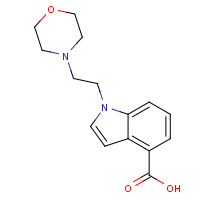 1096307-28-6 1-(2-morpholin-4-ylethyl)indole-4-carboxylic acid chemical structure