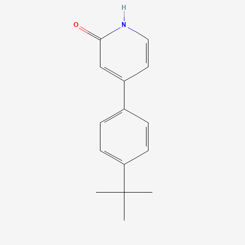 942947-03-7 4-(4-tert-butylphenyl)-1H-pyridin-2-one chemical structure
