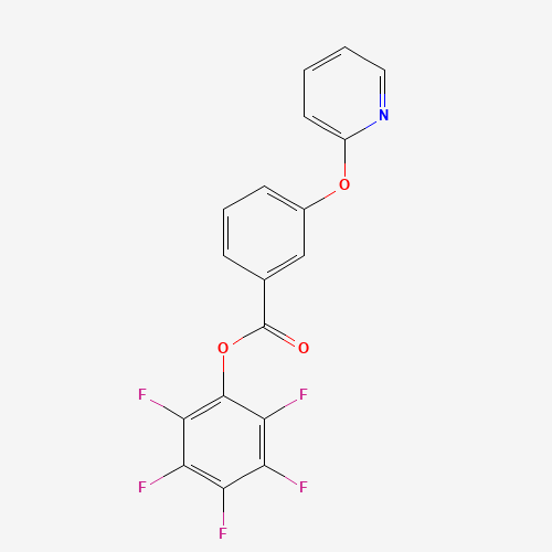 921938-61-6 (2,3,4,5,6-pentafluorophenyl) 3-pyridin-2-yloxybenzoate chemical structure