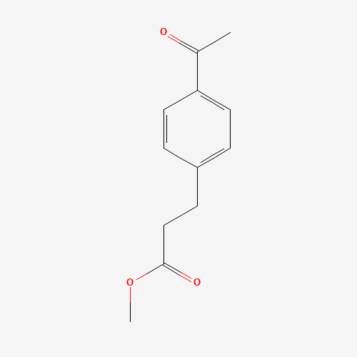 91671-15-7 methyl 3-(4-acetylphenyl)propanoate chemical structure