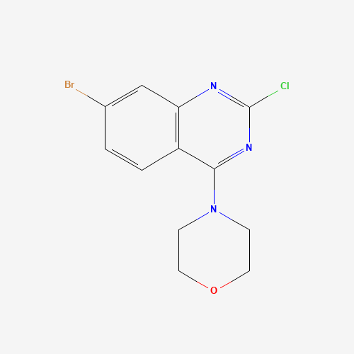 1374208-34-0 4-(7-bromo-2-chloroquinazolin-4-yl)morpholine chemical structure
