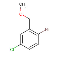 1208318-88-0 1-bromo-4-chloro-2-(methoxymethyl)benzene chemical structure