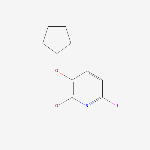 1310949-60-0 3-cyclopentyloxy-6-iodo-2-methoxypyridine chemical structure