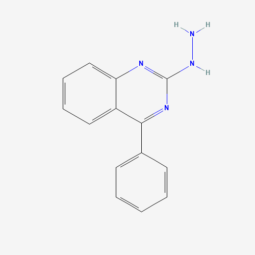 64820-60-6 (4-phenylquinazolin-2-yl)hydrazine chemical structure