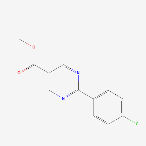 304693-58-1 ethyl 2-(4-chlorophenyl)pyrimidine-5-carboxylate chemical structure