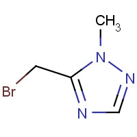 1338932-56-1 5-(bromomethyl)-1-methyl-1,2,4-triazole chemical structure