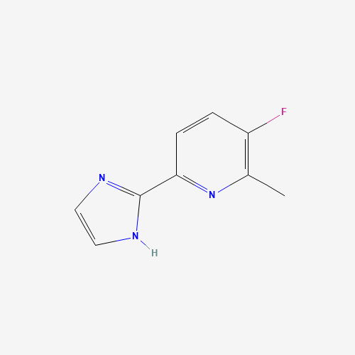 1245643-71-3 3-fluoro-6-(1H-imidazol-2-yl)-2-methylpyridine chemical structure