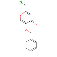 89539-54-8 2-(chloromethyl)-5-phenylmethoxypyran-4-one chemical structure