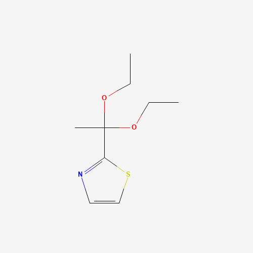 1312535-29-7 2-(1,1-diethoxyethyl)-1,3-thiazole chemical structure