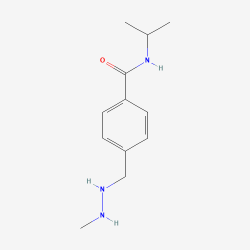 671-16-9 4-[(2-methylhydrazinyl)methyl]-N-propan-2-ylbenzamide chemical structure