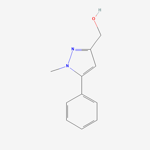 124344-98-5 (1-methyl-5-phenylpyrazol-3-yl)methanol chemical structure