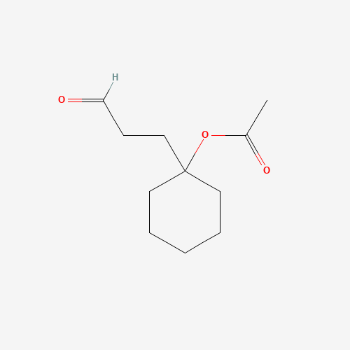 65657-41-2 [1-(3-oxopropyl)cyclohexyl] acetate chemical structure