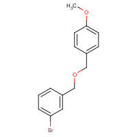 1274038-52-6 1-bromo-3-[(4-methoxyphenyl)methoxymethyl]benzene chemical structure